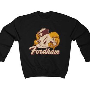 Fordham University Rams Vintage Retro Inspired Logo Unisex Crewneck Sweatshirt